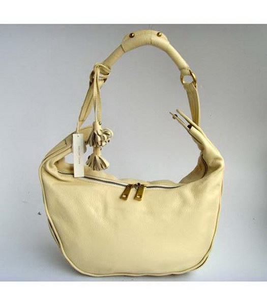 Marc Jacobs Hobo Bag_Beige Pelle